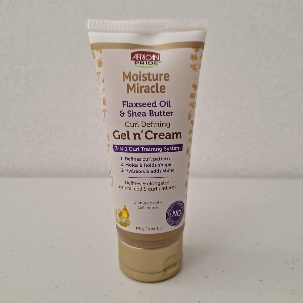 AFRICAN PRIDE MOISTURE MIRACLE Gel n' Cream Curl Defining 170g